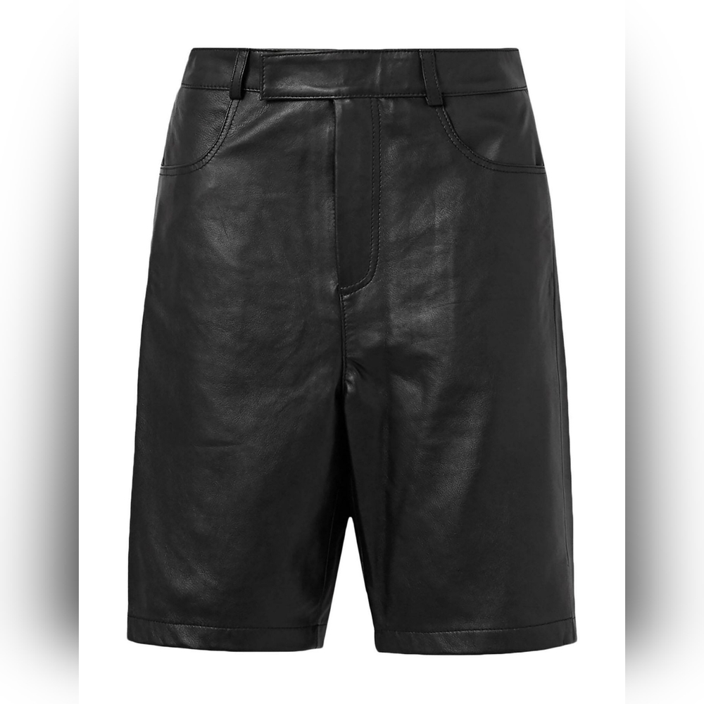Genuine leather shorts. Size 2.